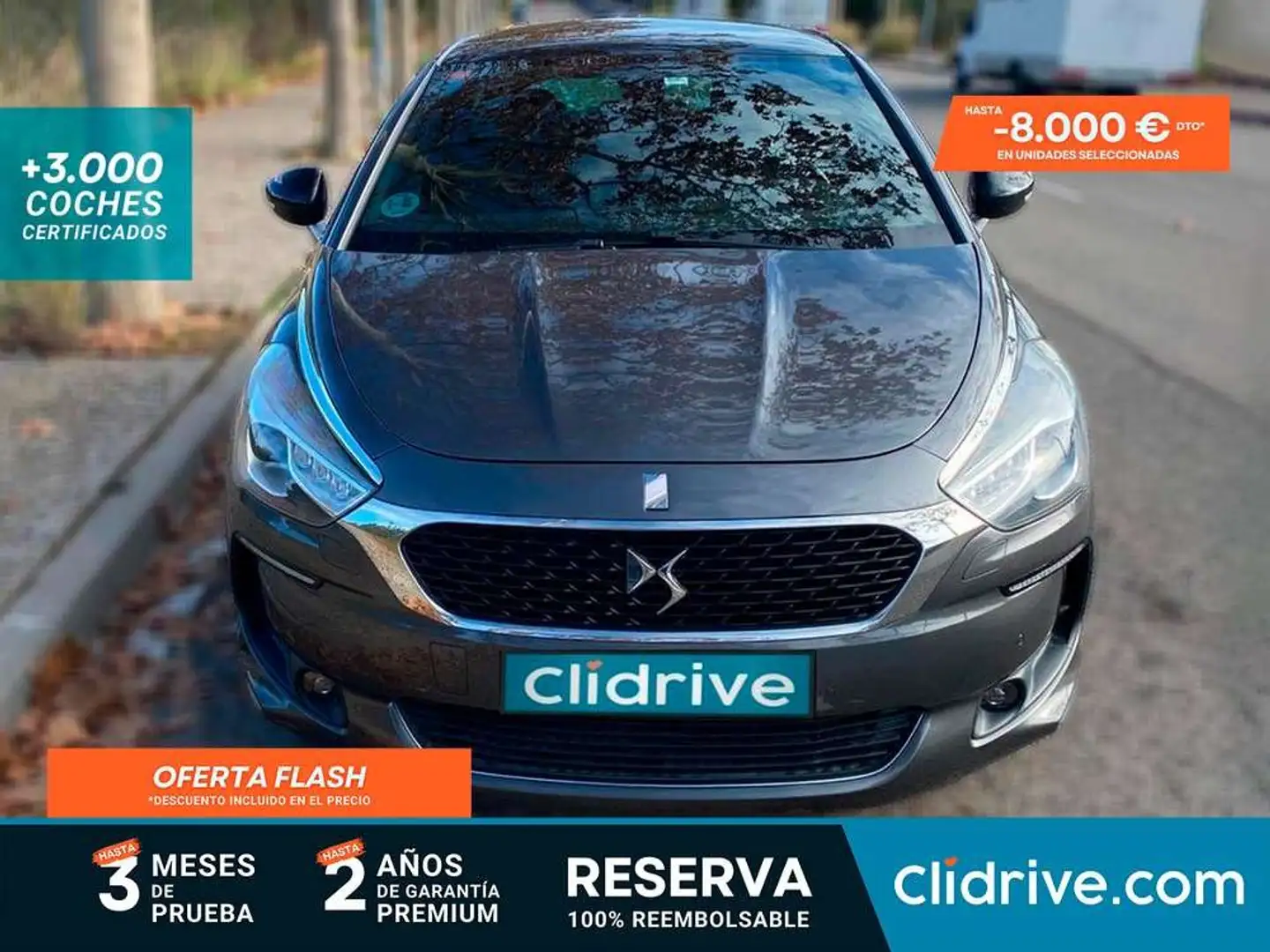 DS Automobiles DS 5 BlueHDi 133kW (180CV) EAT6 Perf. Line Gris - 1