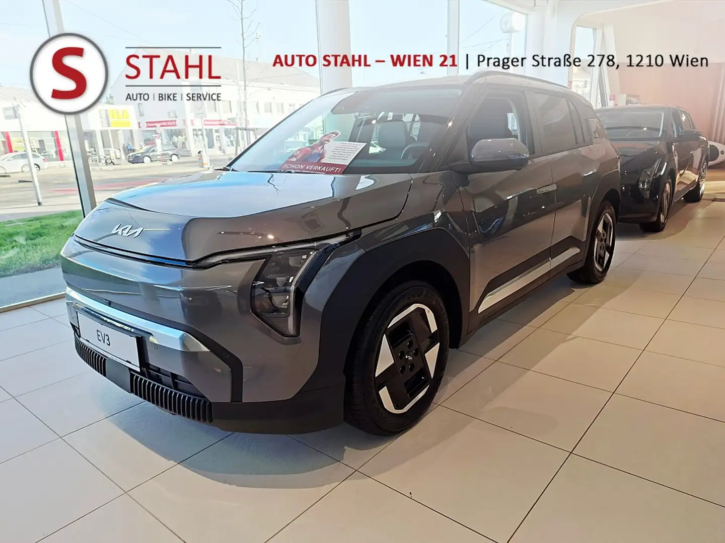Kia EV3 FWD 81,4kWh Long Range Earth plus AUTO STAHL WI... Grau - 1