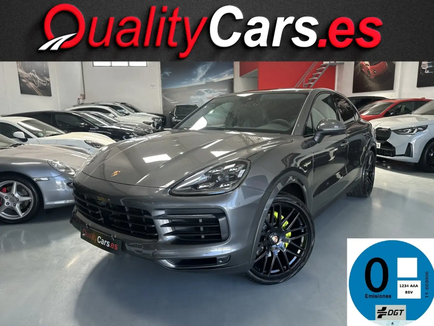 Porsche Cayenne E-Hybrid Coupé Aut. Gris - 1