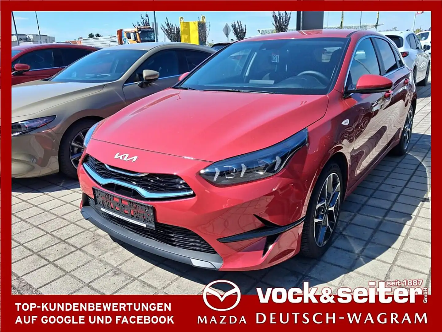 Kia Ceed / cee'd ceed 1,0 T-GDI GPF Silber Rot - 1