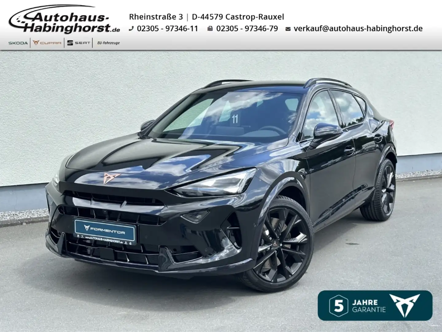 CUPRA Formentor 2.0 TSI DSG 4Drive VZ Black Edition Akrapovic AHK Noir - 1
