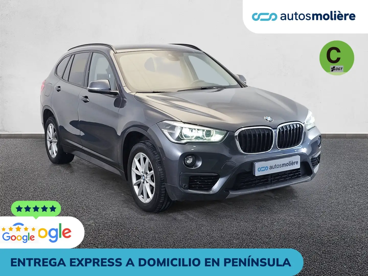BMW X1 sDrive 18dA Gris - 2