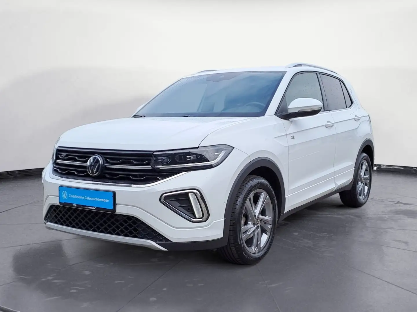 Volkswagen T-Cross 1.5 TSI DSG R-Line AHK Kamera Navi Keyle Weiß - 2