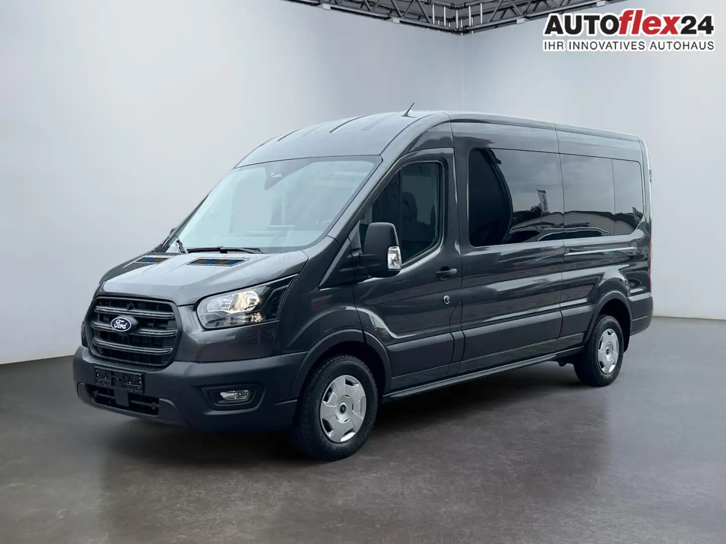 Ford Transit Trend 350 L3H2 AT 9 Si Temp Sync4 AHK 2xKlima K... Grijs - 2