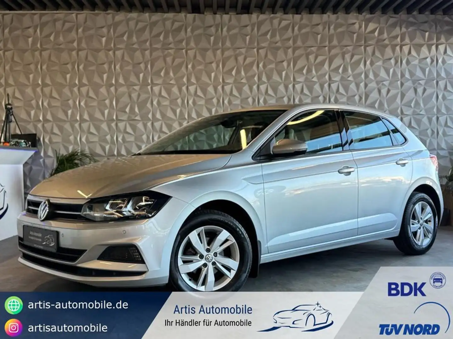Volkswagen Polo VI *CARPLAY-NAVI*SITZHEIZUNG*AUTOMATIK Zilver - 1