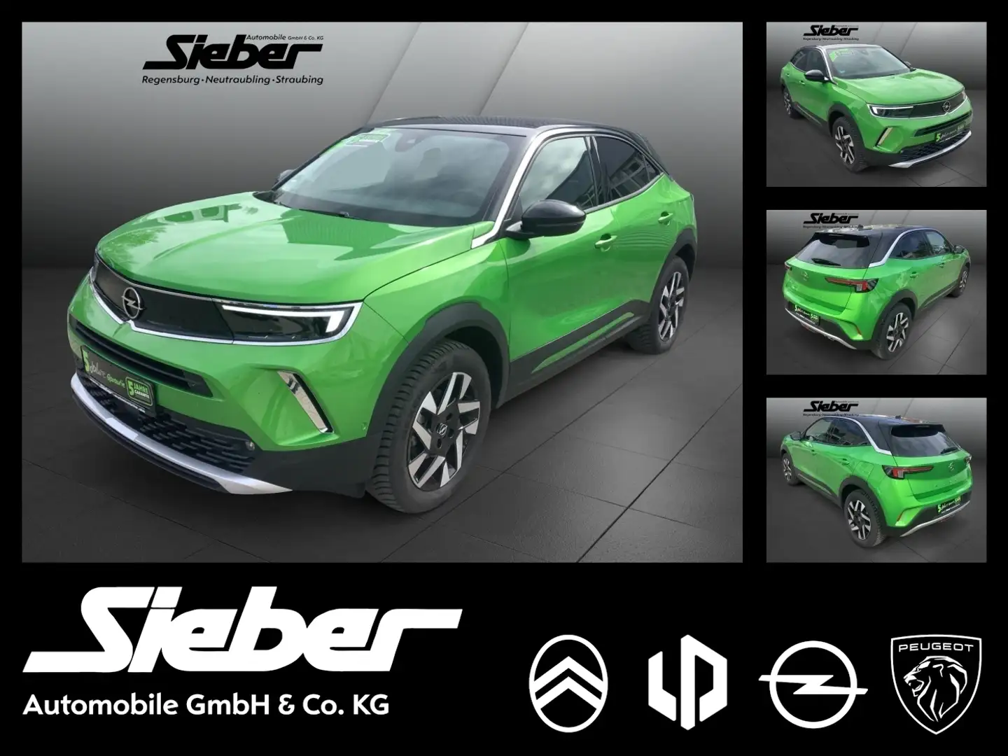 Opel Mokka 1.2 Turbo Elegance *Sitzheizung*PDC*Klima* Grün - 1