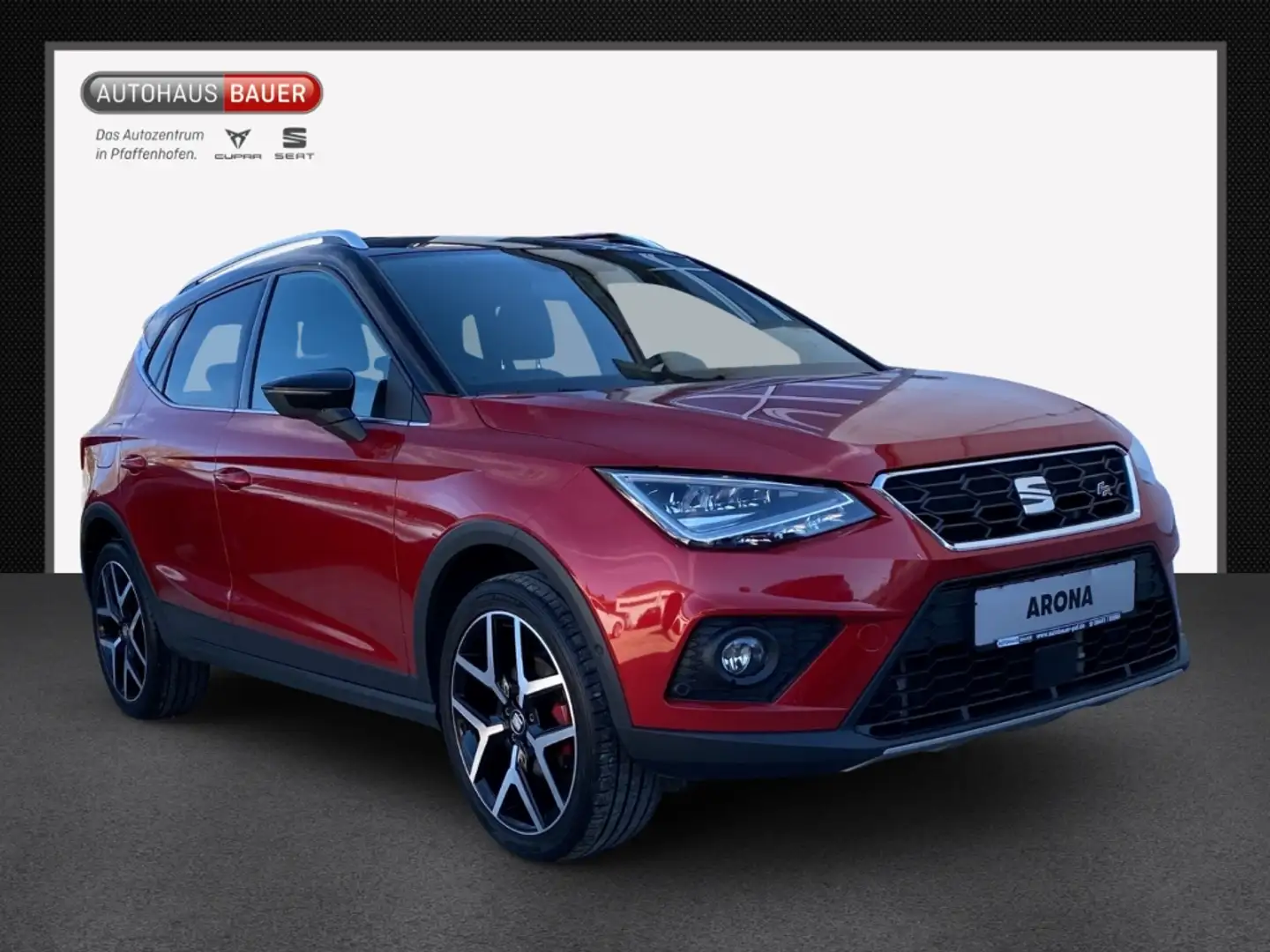 SEAT Arona FR 1.5TSI DSG AUTOM AHK ABN ACC SPURWECHSEL FULLIN Rot - 1