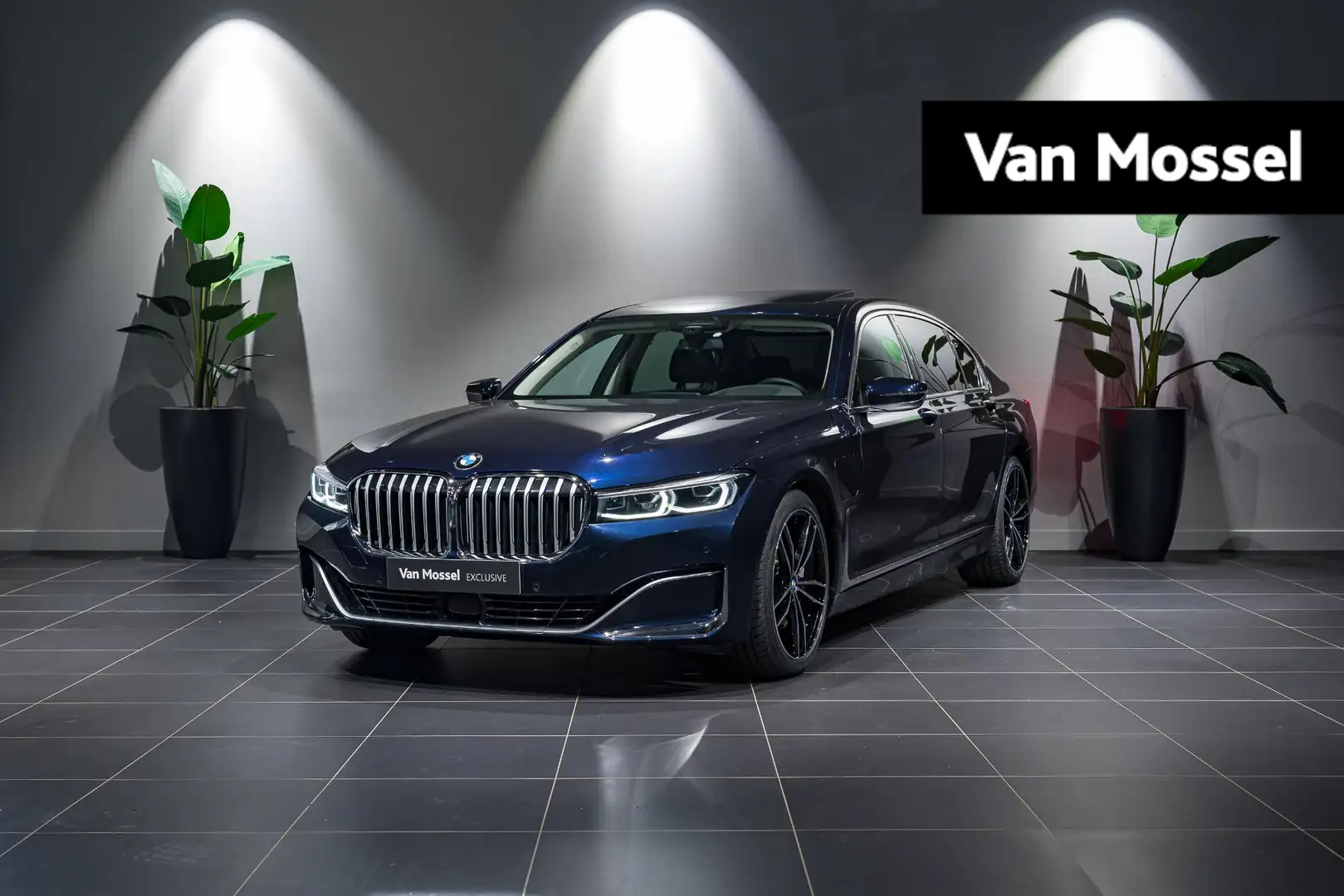 BMW 745 7-serie 745Le xDrive LUCHTVERING | HEAD-UP DISPLAY Bleu - 1