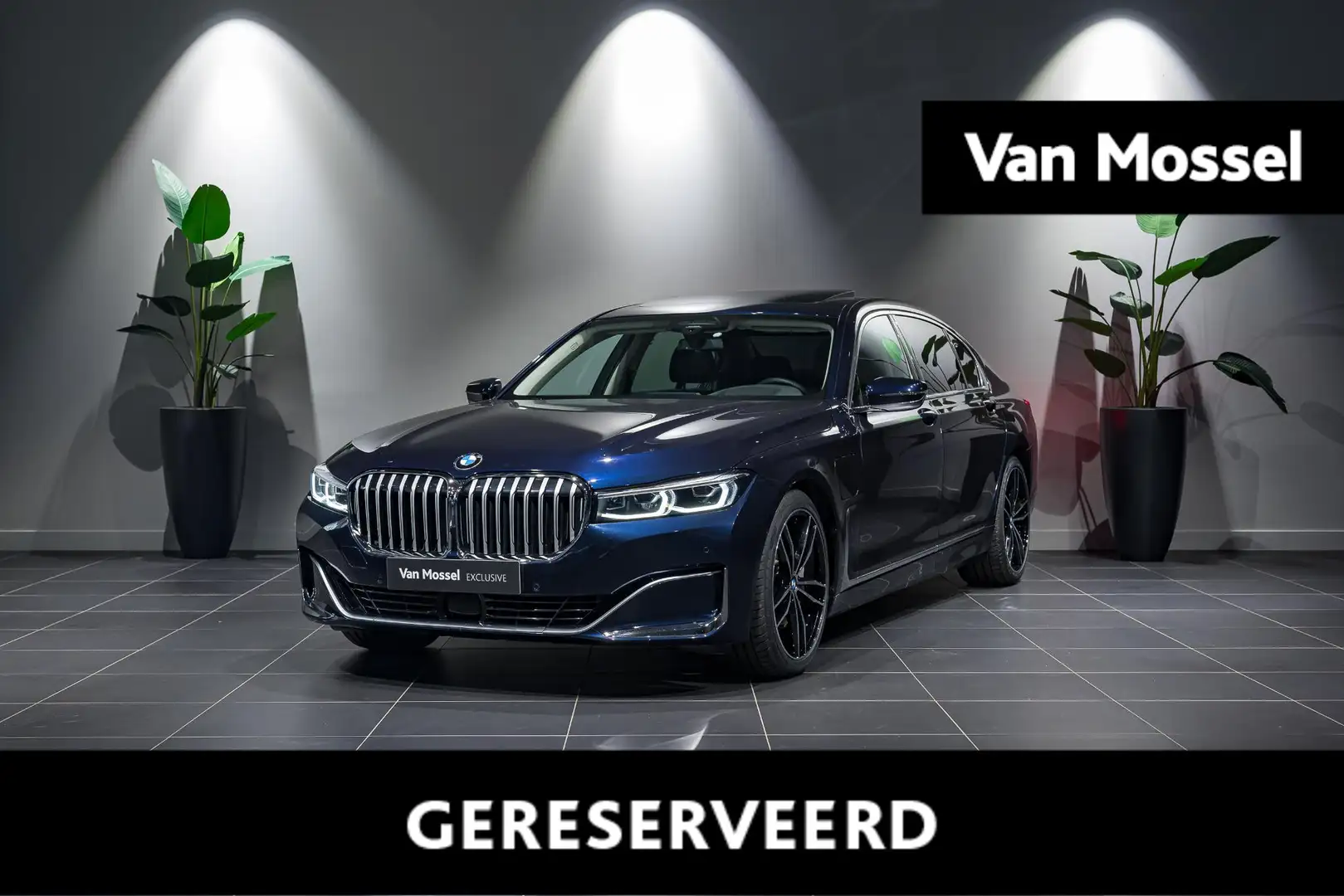 BMW 745 7-serie 745Le xDrive LUCHTVERING | HEAD-UP DISPLAY Bleu - 1