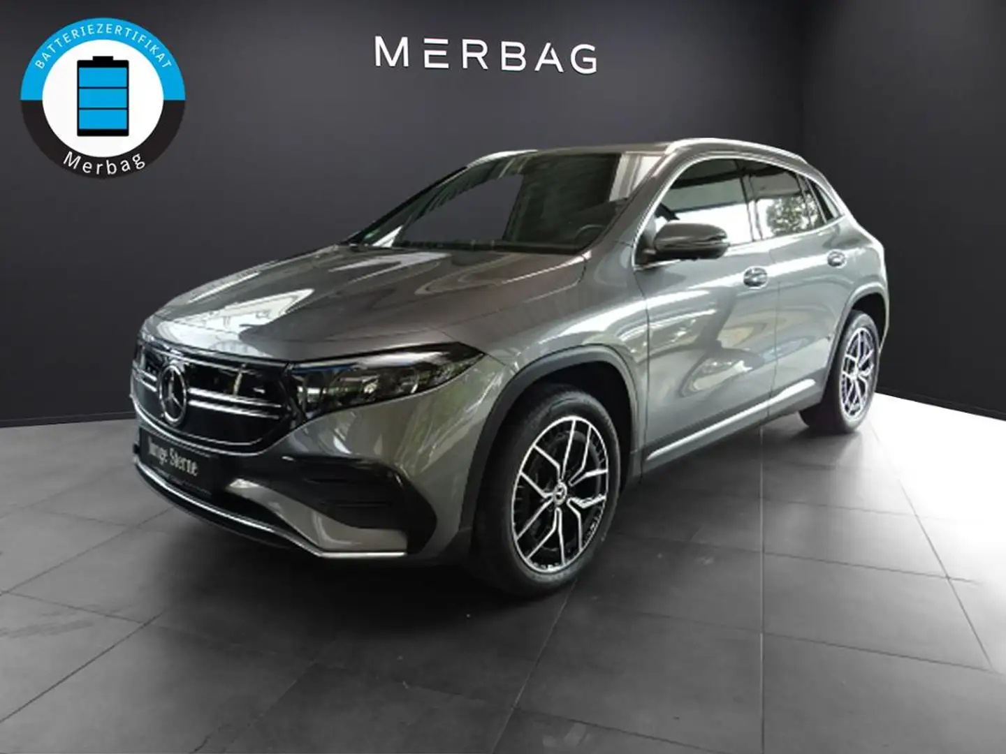 Mercedes-Benz EQA 300 4M *AMG AHK LED Distronic 360° Ambiente Keyless Go Gris - 2
