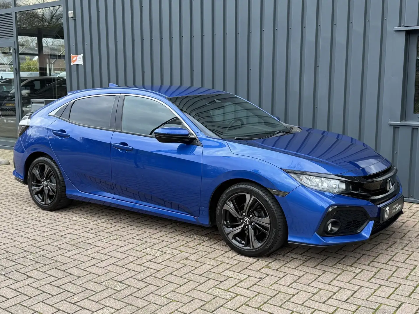 Honda Civic 1.0 i-VTEC Premium AUTOMAAT!/ONDERHOUDEN!/APK!/ Blauw - 2