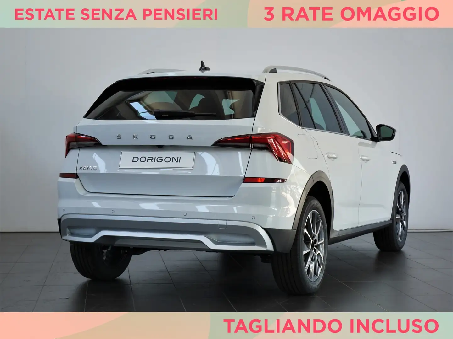 Skoda Kamiq 1.0 tsi scoutline 110cv Blanc - 2