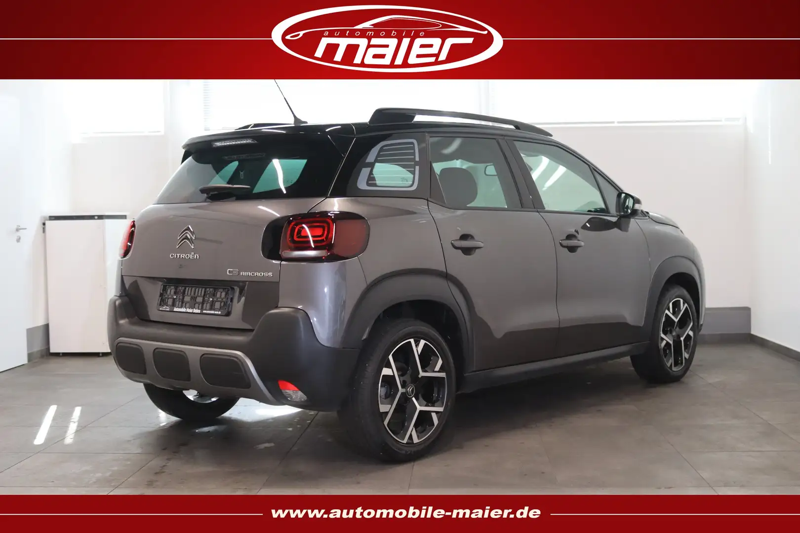 Citroen C3 Aircross PureTech Aut Shine Pack-NAV-KAMERA- Grau - 2