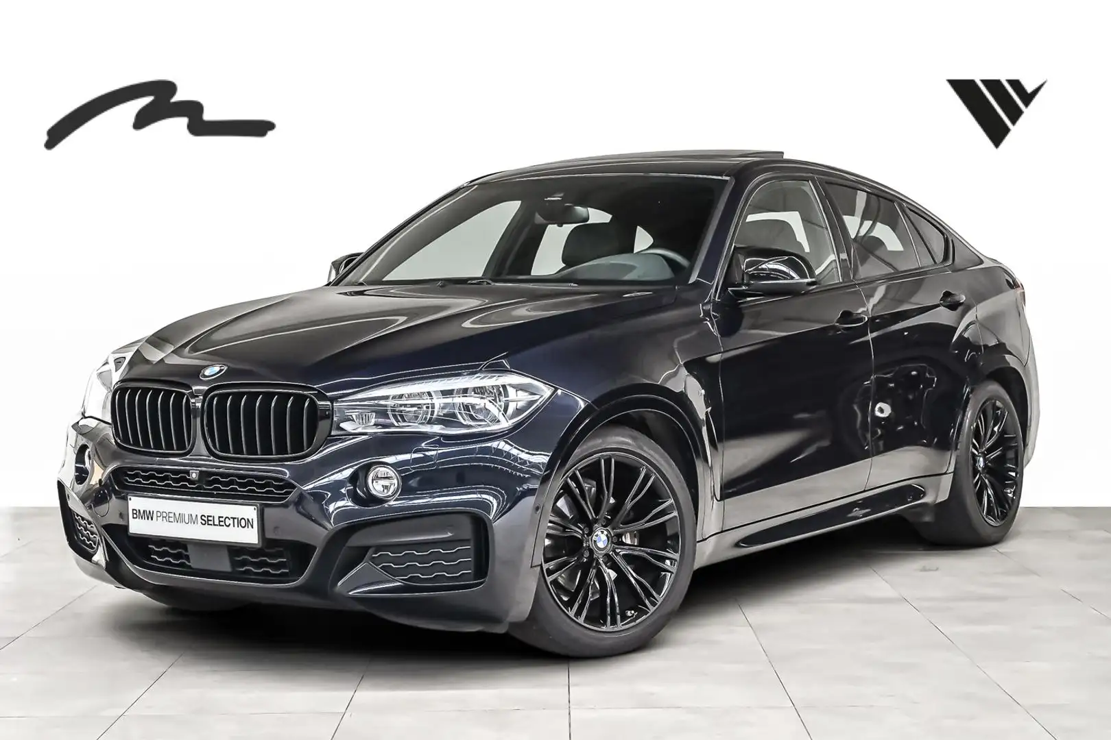 BMW X6 30d M-sport- 12mois/maand garantie Černá - 1