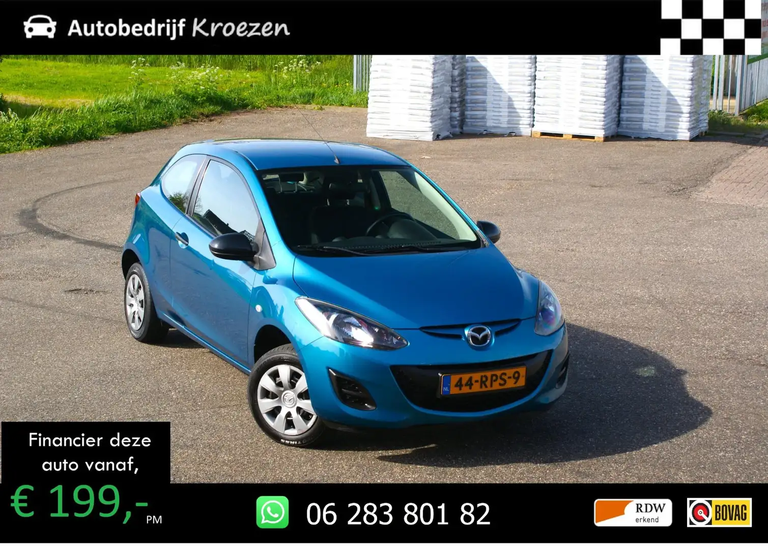 Mazda 2 1.3 Cool | Airco | Origineel NL Auto | Blu/Azzurro - 1