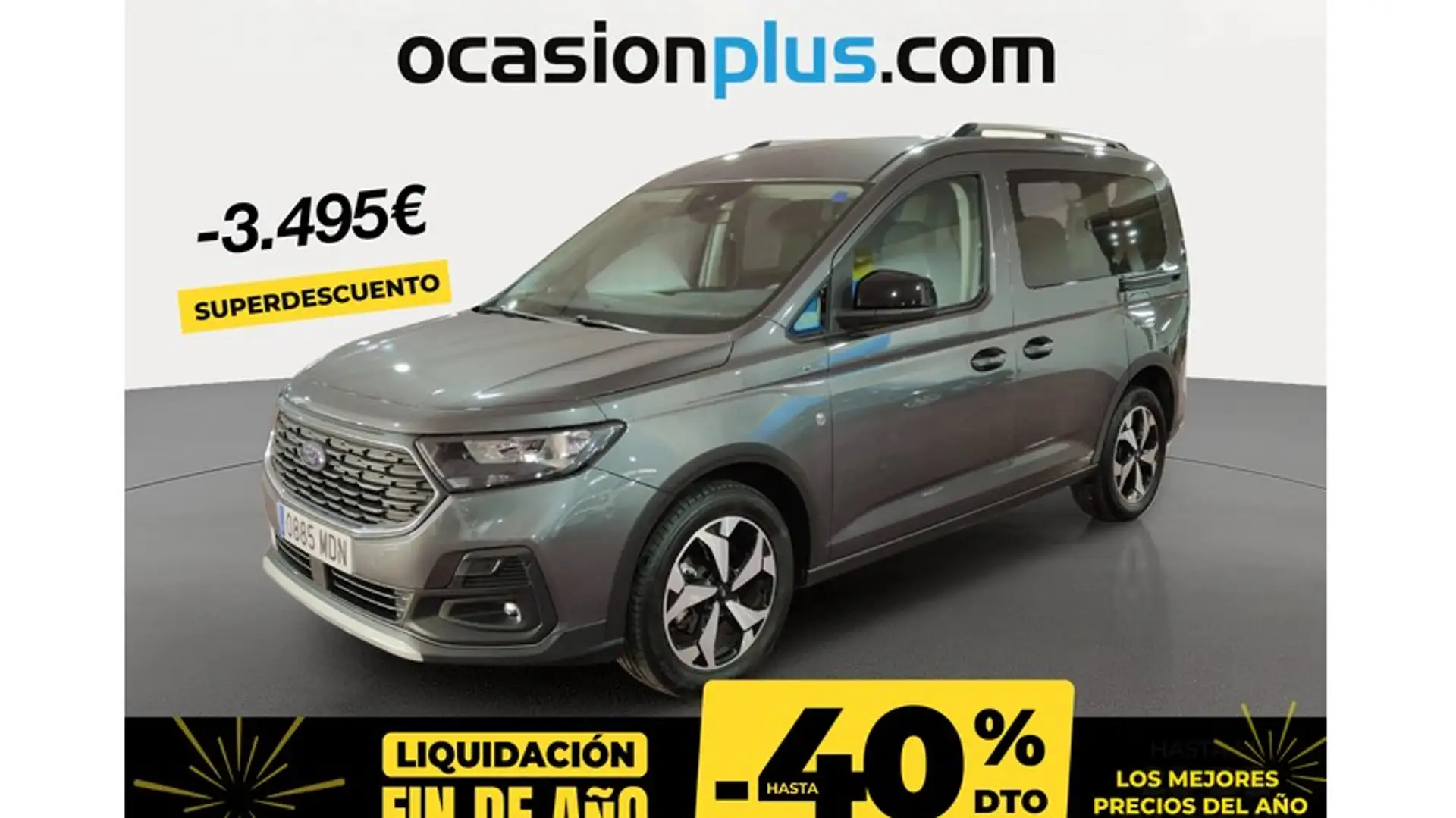 Ford Tourneo Connect 2.0 Ecoblue SWB L1 Active 102 Gris - 1