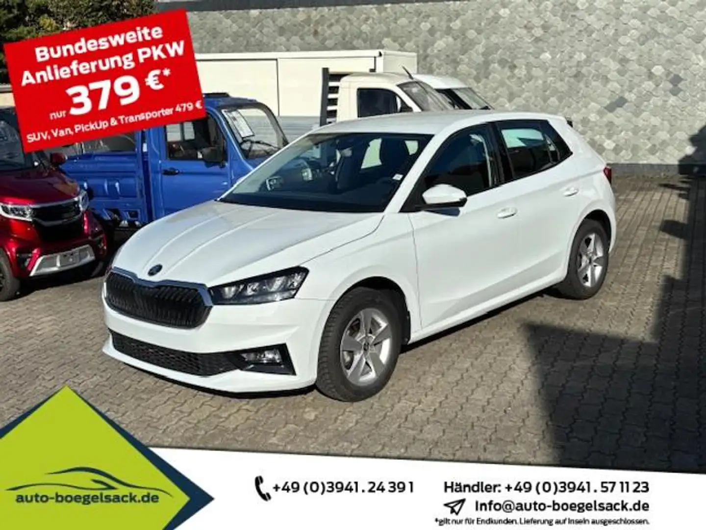 Skoda Fabia 1.0 MPI SELECTION+ALU+PDC+GARANTIE 06/2029 Weiß - 1
