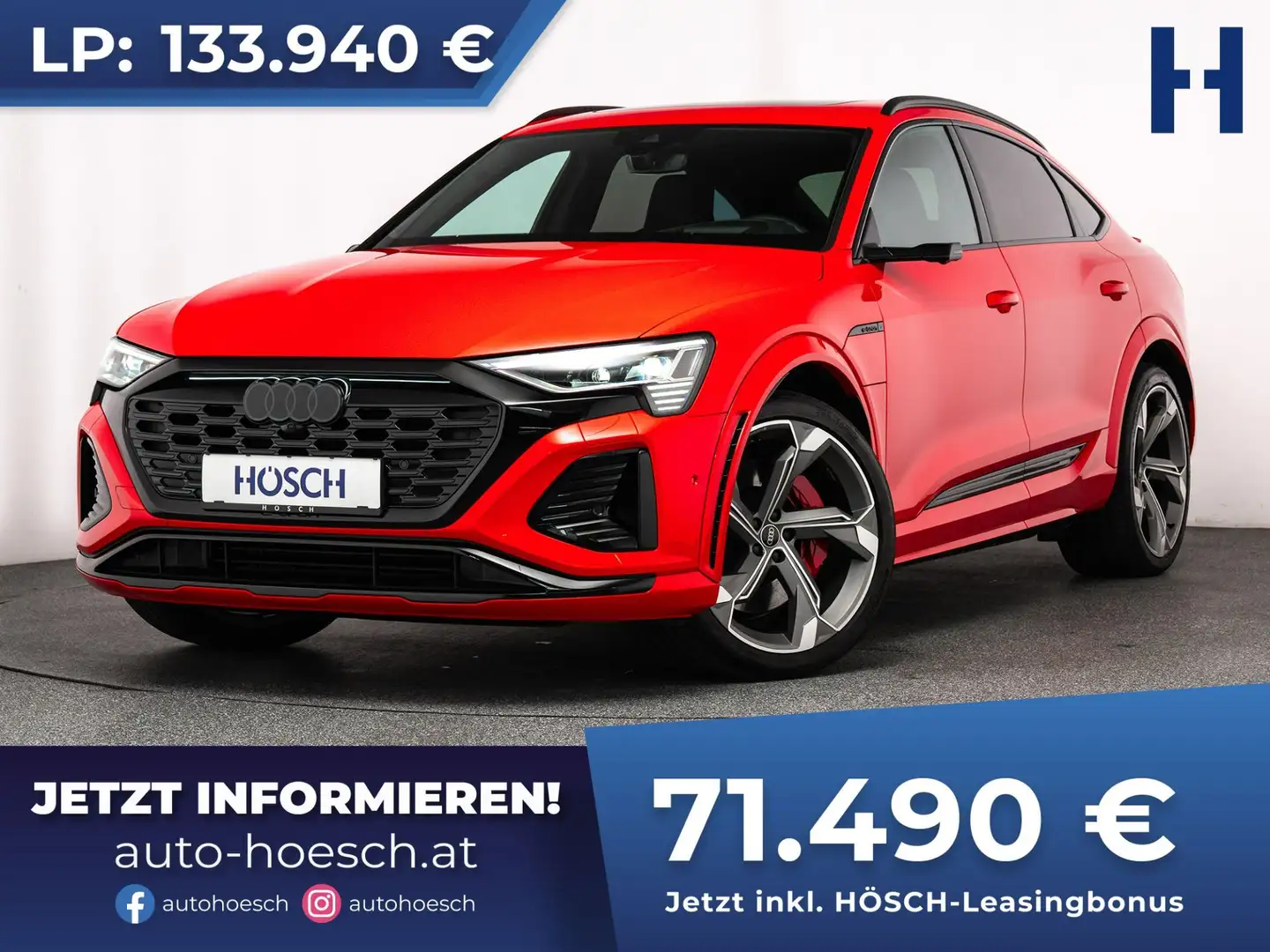 Audi SQ8 e-tron SB quattro TRAUMWAGEN MEGAPREIS -47% Червоний - 1