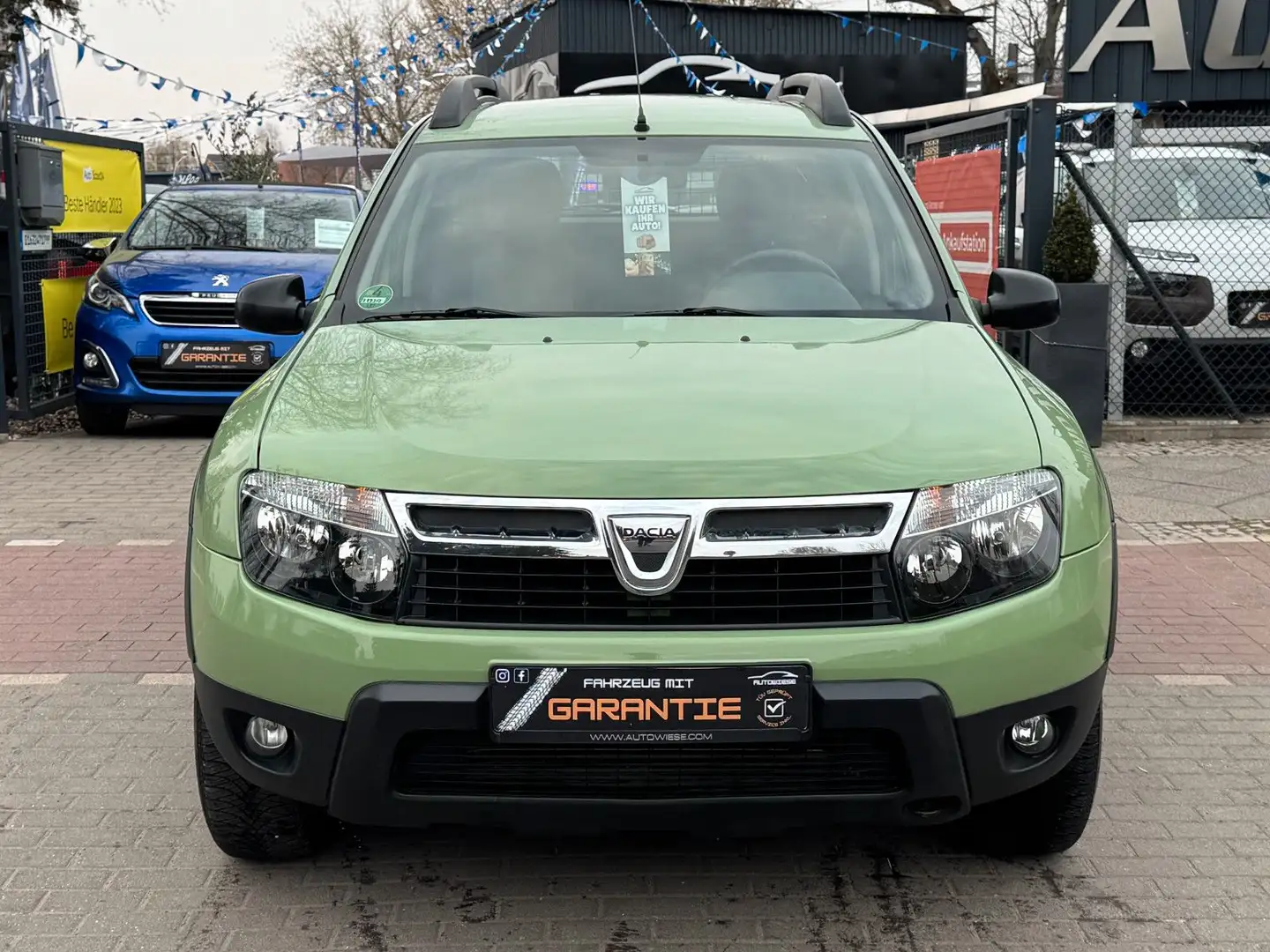 Dacia Duster 1.5 dCi 4x4-Offroad*Klima*Ahk*1.Hd*TüvNEU Zöld - 2