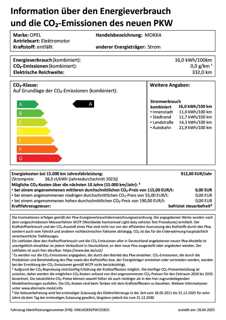 Opel Mokka e GS Park&Go Keyless Wi-Paket Vert - 2