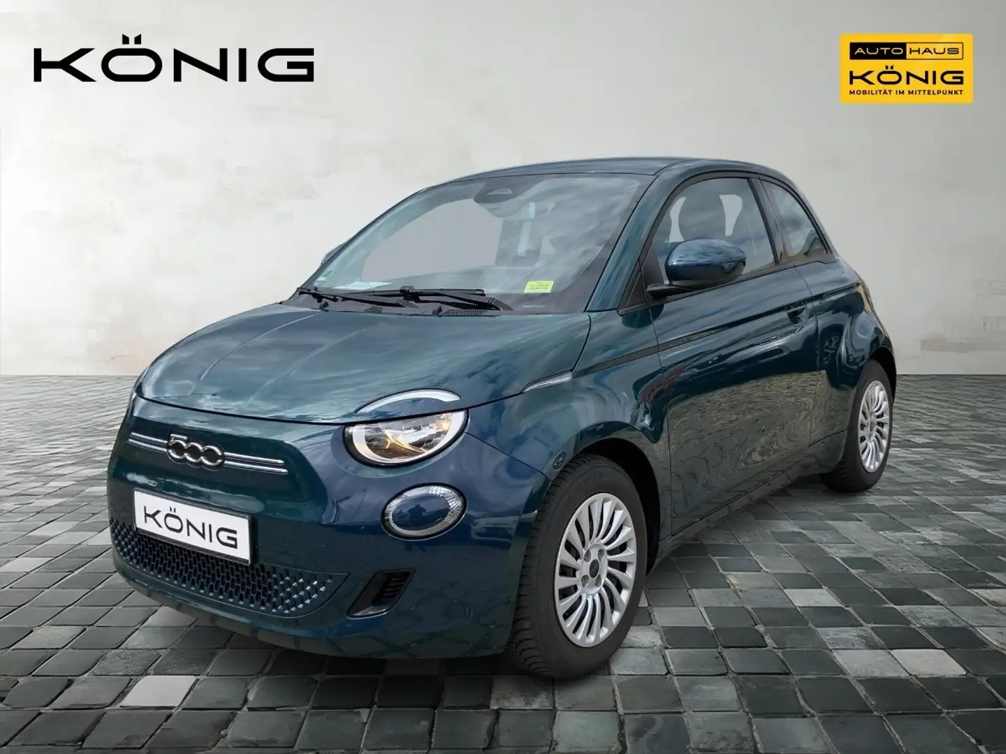 Fiat 500e 3+1 MY23 118PS 42kWh KLIMA*CARPLAY*TEMPOMAT Grün - 1