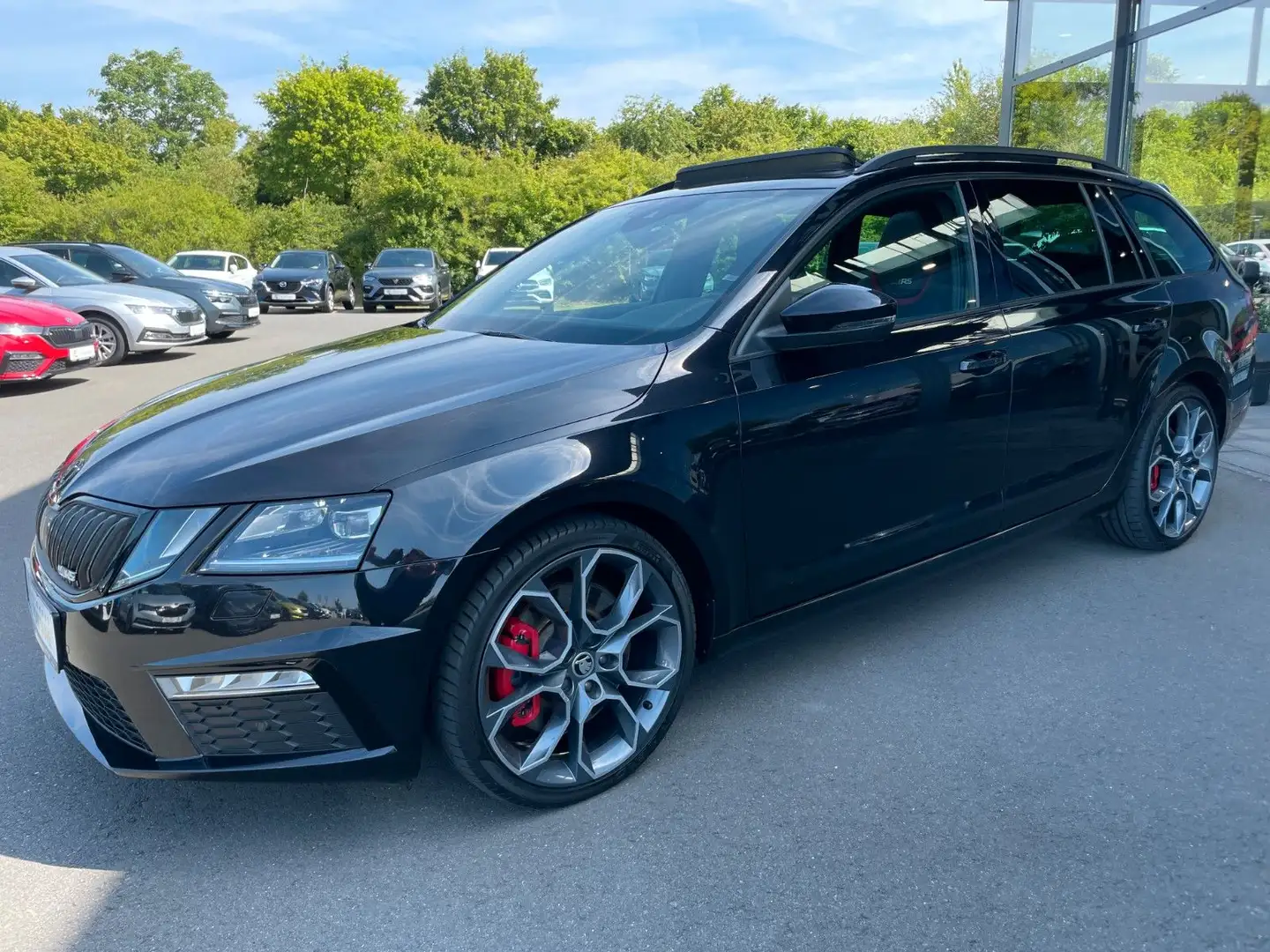 Skoda Octavia Combi 2,0TSi DSG RS Pano 19"Alcantara Schwarz - 1