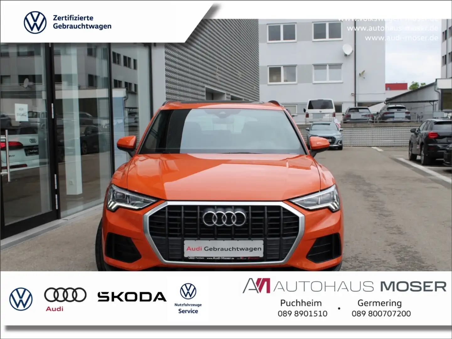 Audi Q3 45 TFSI e Hybrid S-tr.  S-Line*Pano*Navi*AHK*1.HD! Orange - 1
