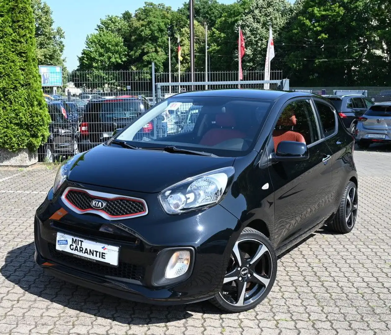 Kia Picanto 1.2 Dream Team Sitzhz. LRhz. Klima LEDER Schwarz - 2