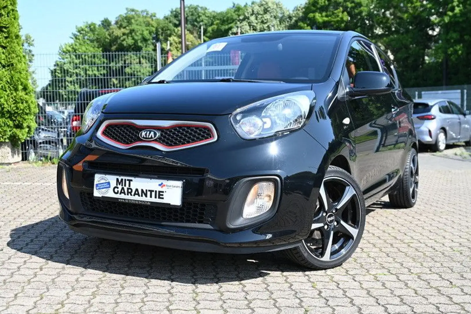 Kia Picanto 1.2 Dream Team Sitzhz. LRhz. Klima LEDER Schwarz - 1