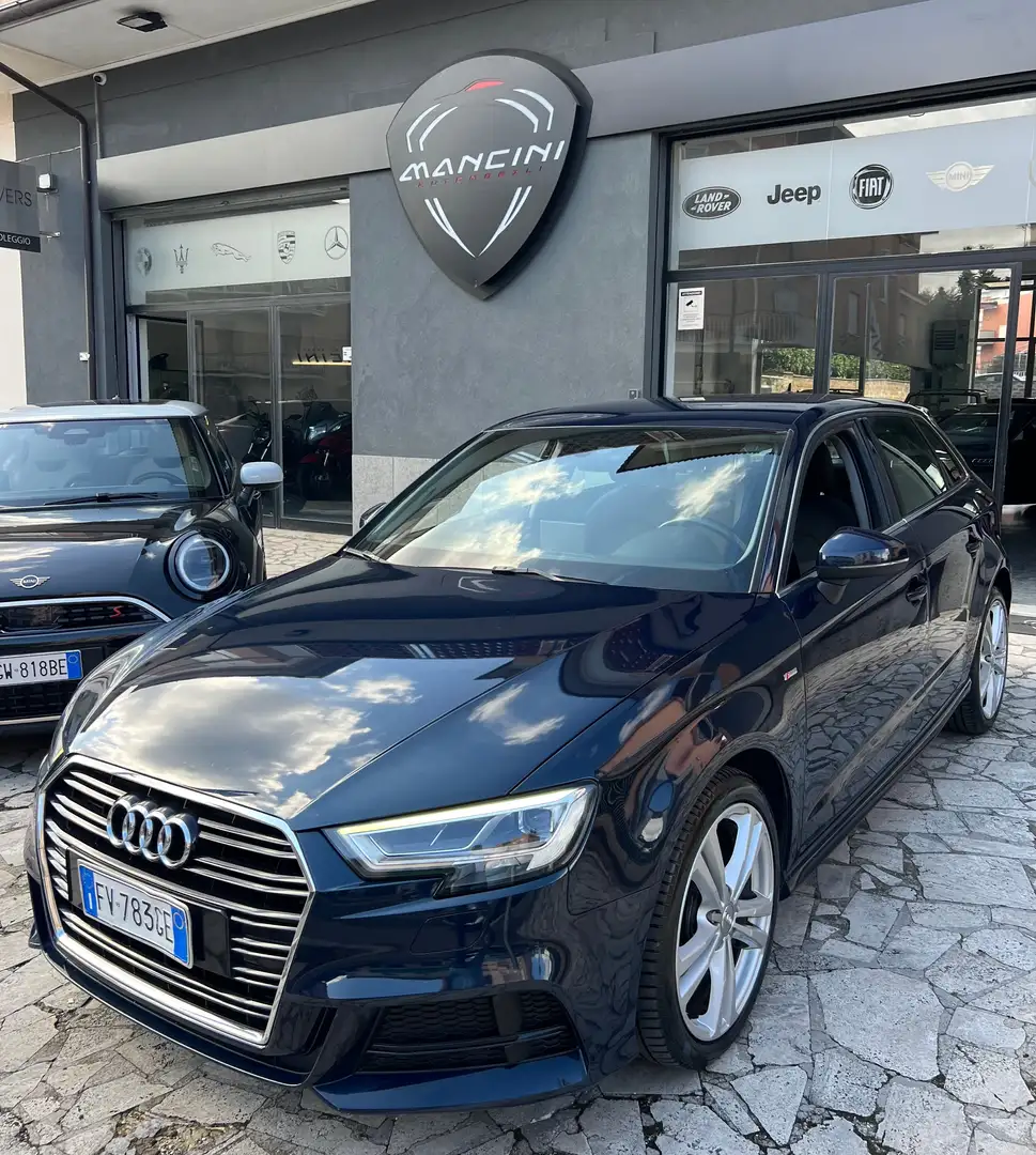Audi A3 A3 Sportback30 S-LINE 1.6 tdi  116cv s-tronic Bleu - 1