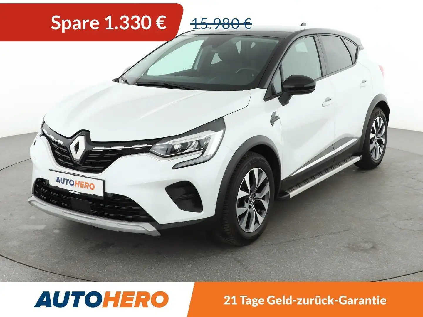 Renault Captur 1.0 TCe Experience *NAVI*LED*TEMPO*CAM*PDC*SHZ* Blanc - 1