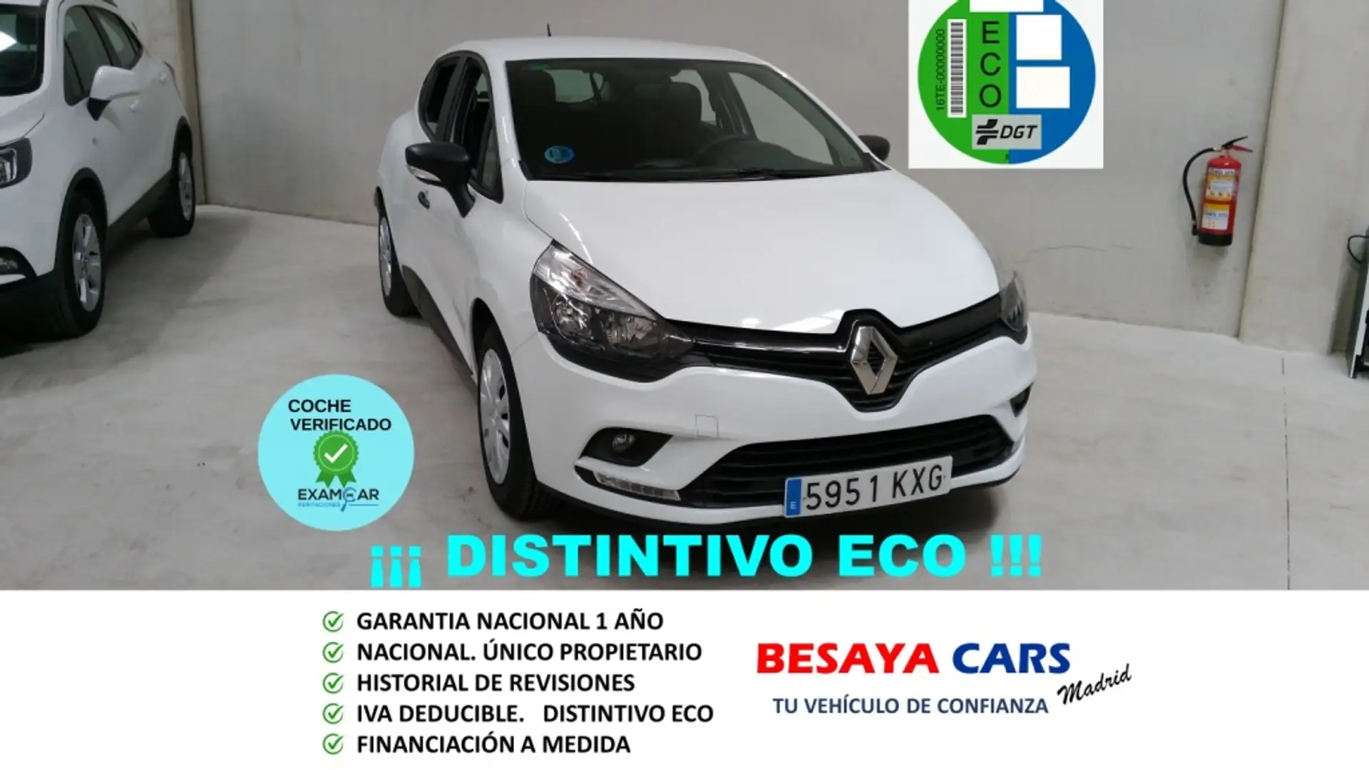 Renault Clio TCe GLP Business 74kW Blanc - 1