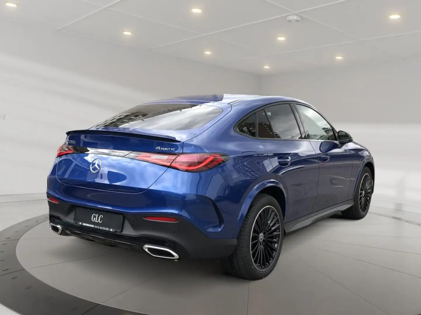 Mercedes-Benz GLC 220 d 4MATIC Coupe +MBUX+AMG+Pano+AHK+SpurW Blau - 2