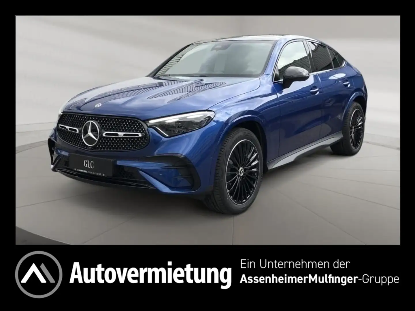 Mercedes-Benz GLC 220 d 4MATIC Coupe +MBUX+AMG+Pano+AHK+SpurW Blau - 1