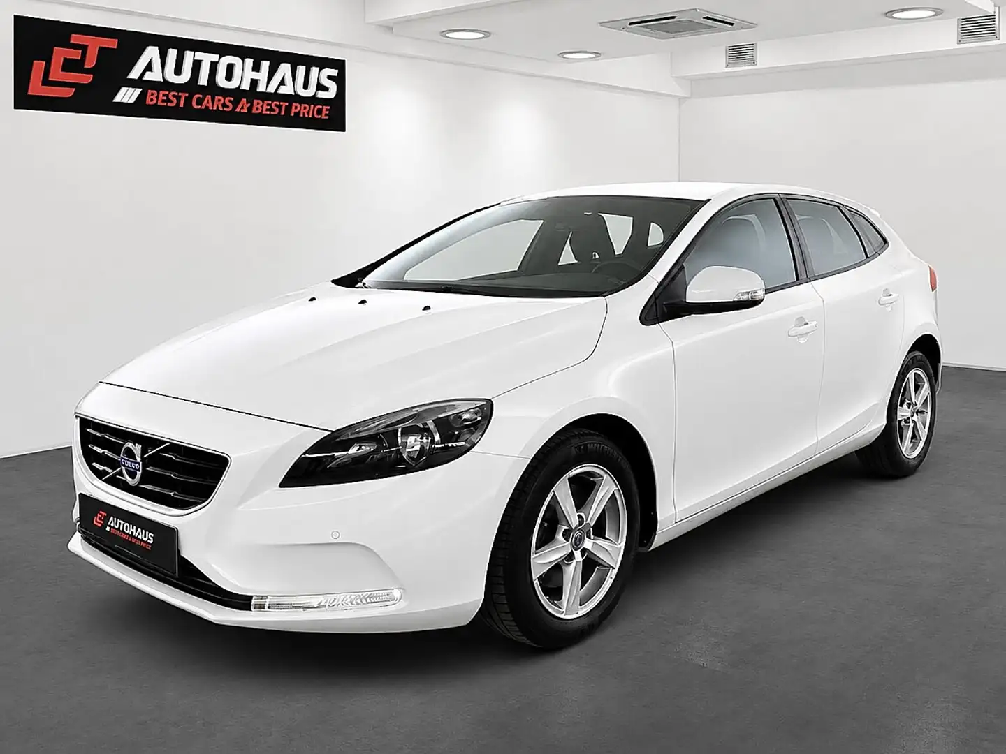 Volvo V40 D2 Kinetic | 1.BESITZ | PICKERL BIS 08/2026 | Weiß - 1