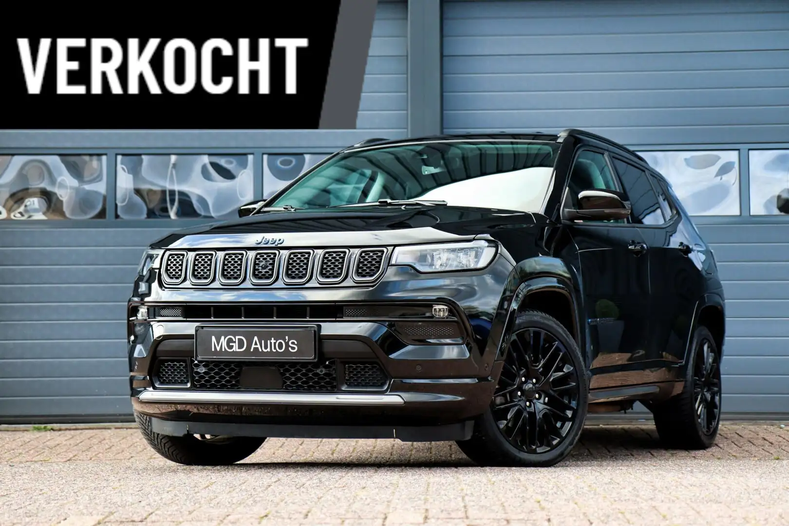 Jeep Compass 4xe 240 Plug-in Hybrid S /ALPINE/360 CAMERA/STOEL+ Noir - 1
