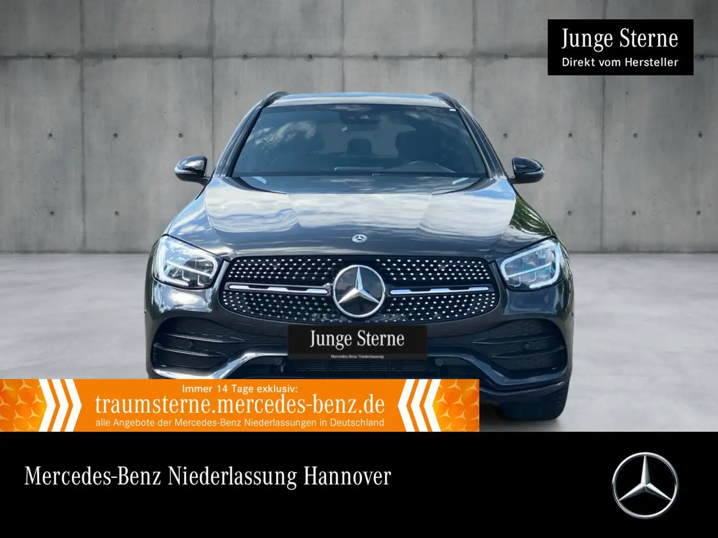 Mercedes-Benz GLC 300 4M AMG+NIGHT+PANO+LED+KAMERA+KEYLESS+9G Grau - 1