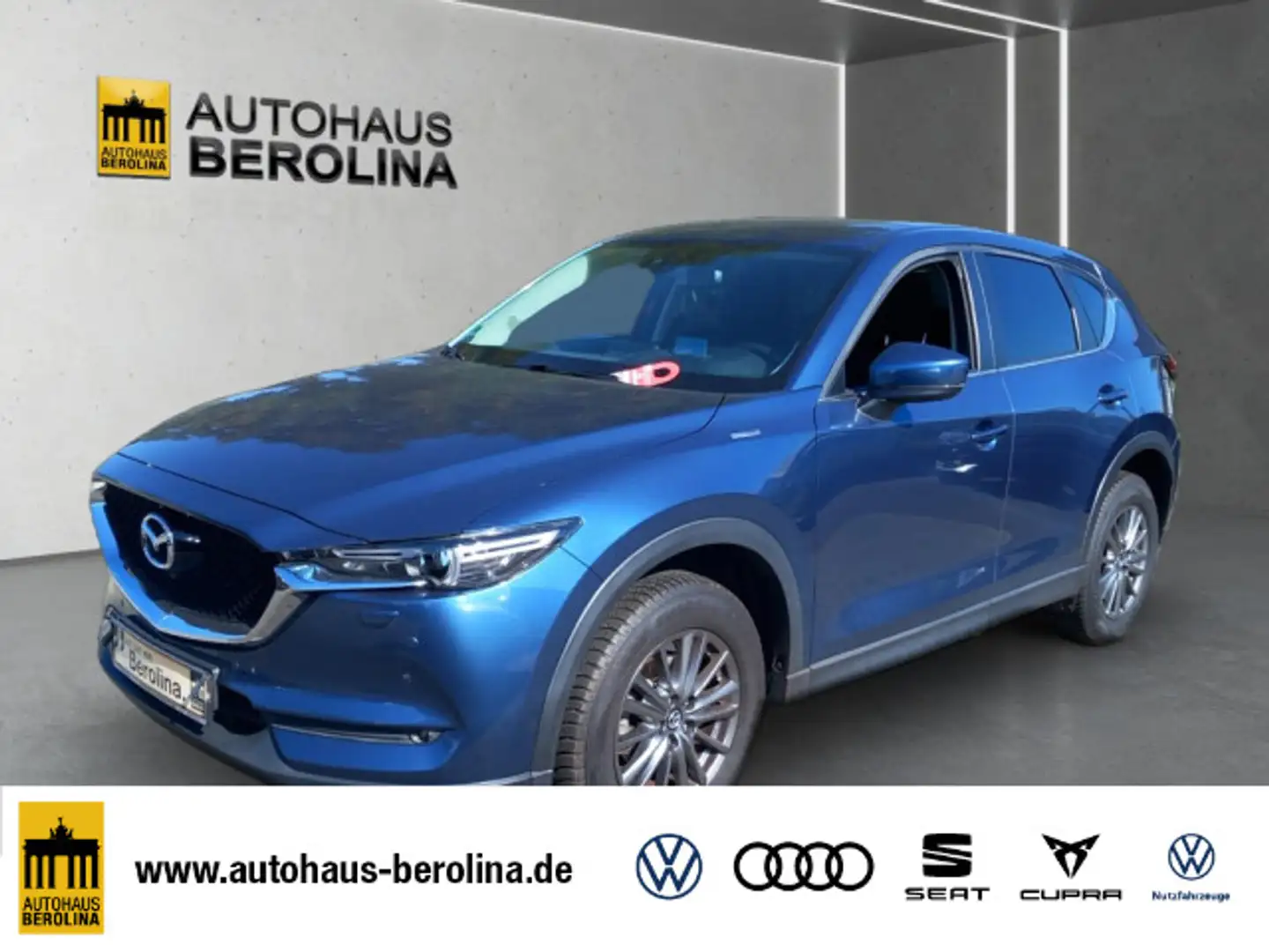 Mazda CX-5 2.0 SKYACTIV-G AWD Exclusive-Line Aut. Blauw - 1