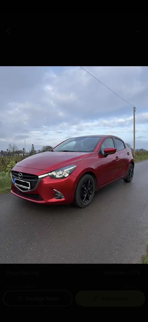 Mazda 2 Skyactive-Exclusive Line Top Zudtand Tüv/AU Neu Rot - 1