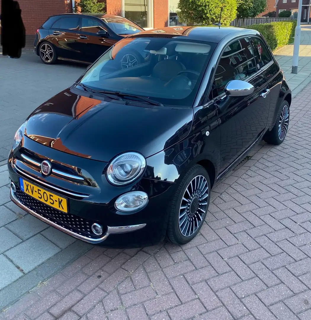 Fiat 500 0.9 Twin Air Turbo Zwart - 1