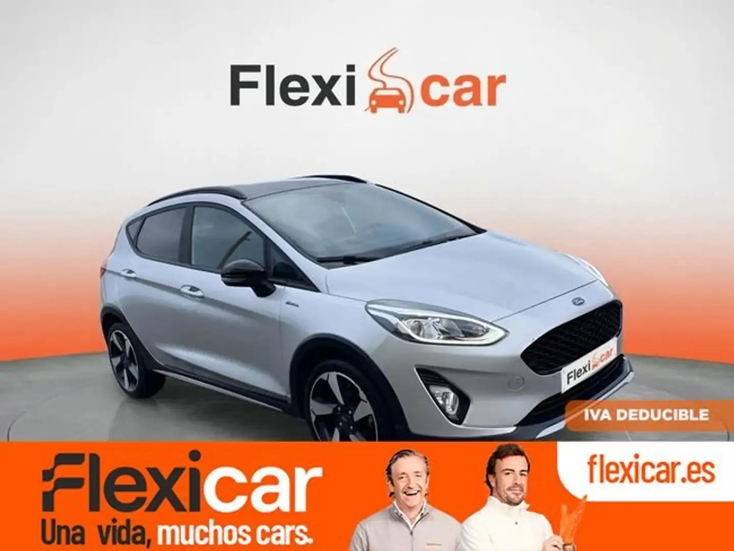 Ford Fiesta 1.0 EcoBoost S/S Active 95 Gris - 1