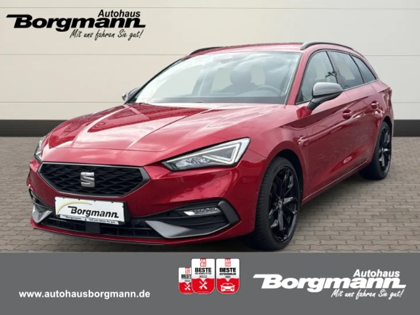 SEAT Leon Sportstourer 1.5 Navi - Rückfahrkamera - Apple Car Rouge - 1