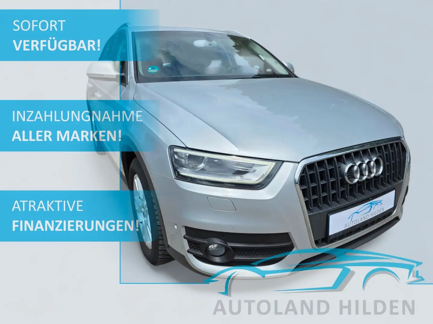 Audi Q3 2.0 TDI/6-Gang/Navi/AHK/Klimaautomatik/ 17" Argent - 1