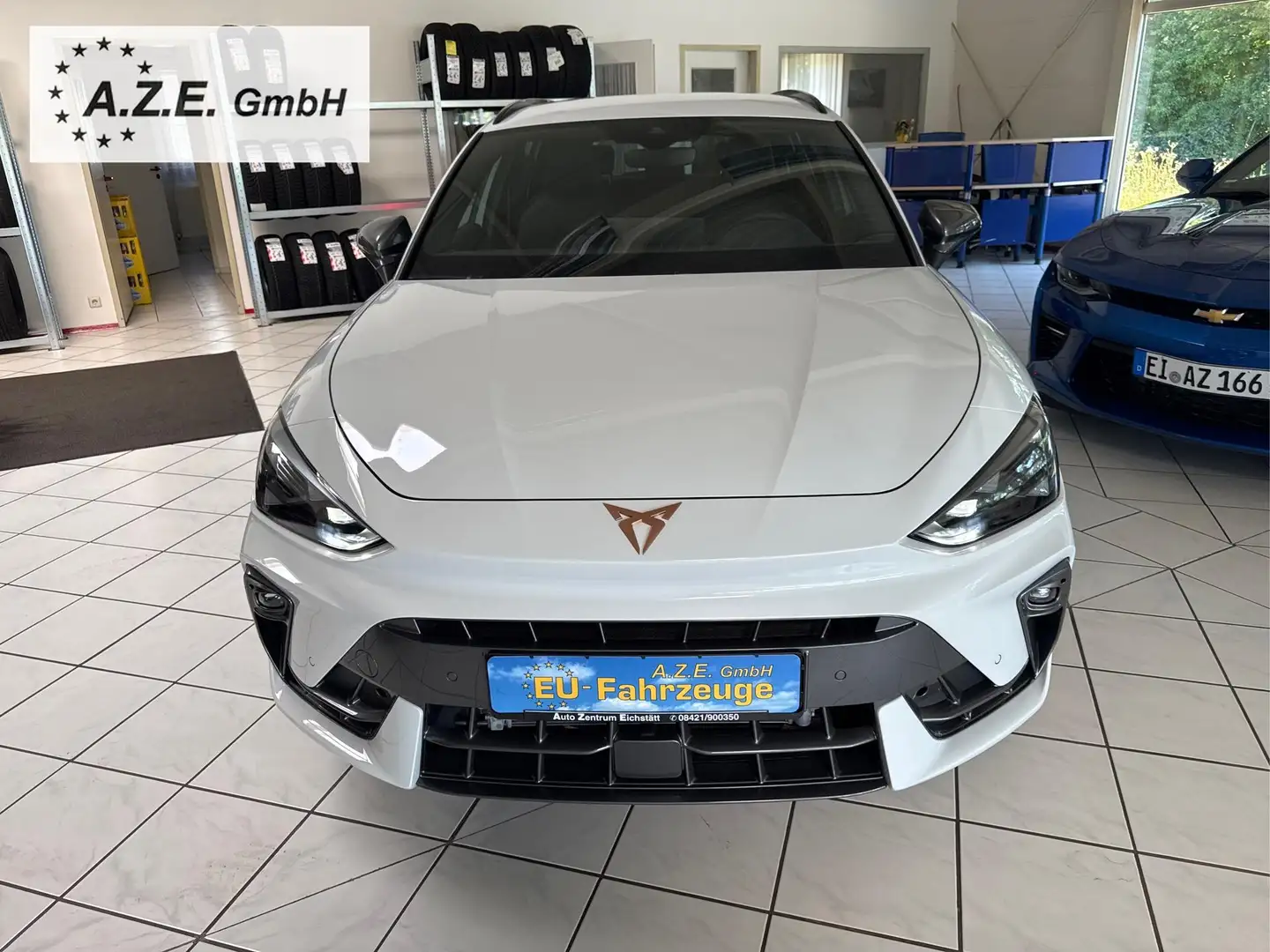 CUPRA Leon Sportstourer 1.5 eTSI DSG *SH*NAVI*LED*TWA*APP*... Blanc - 2
