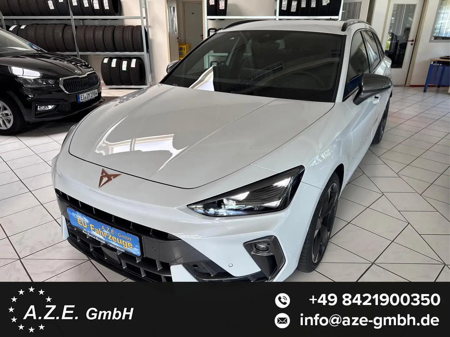 CUPRA Leon Sportstourer 1.5 eTSI DSG *SH*NAVI*LED*TWA*APP*... Blanc - 1