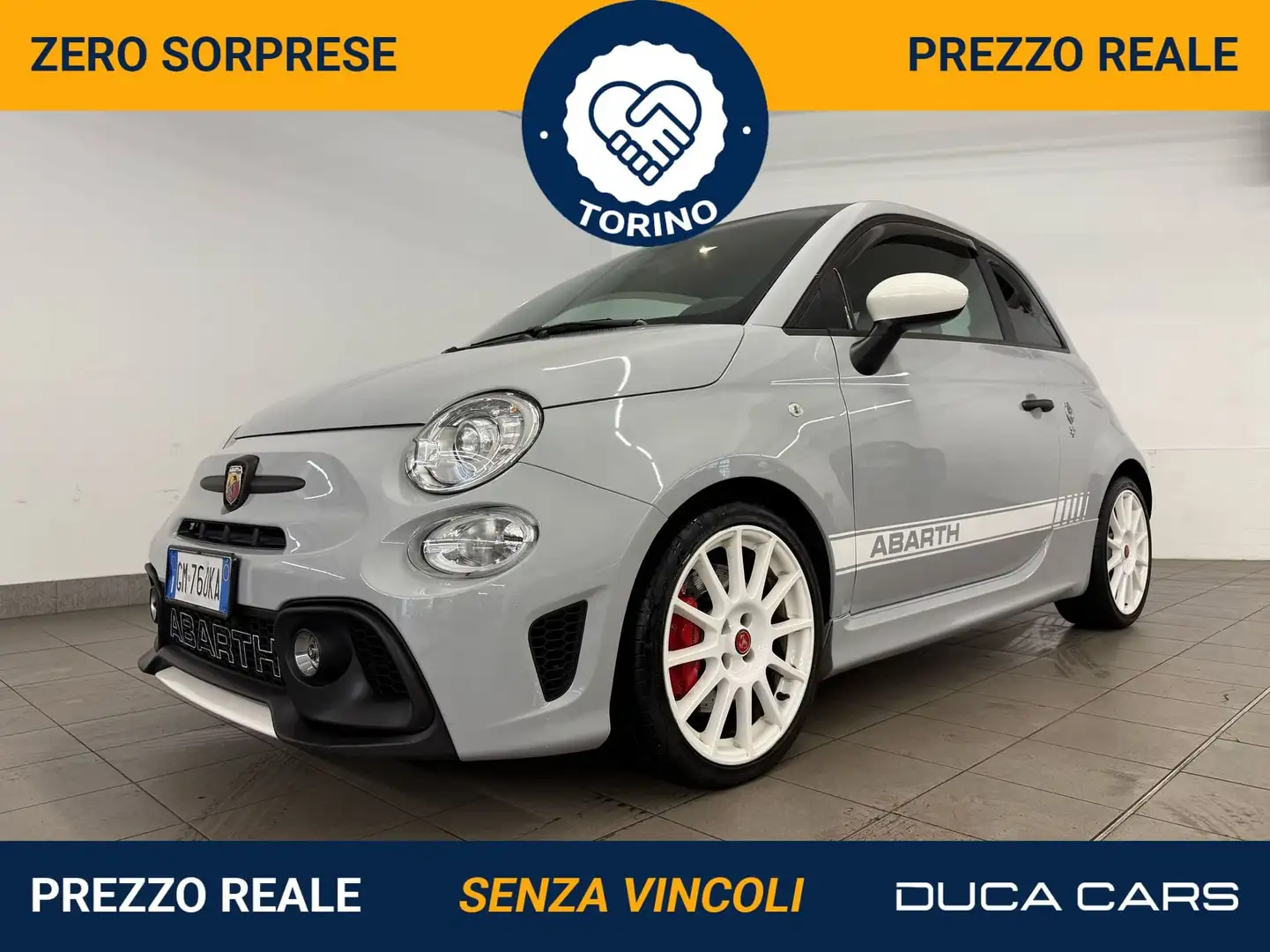 Abarth 595 1.4 Turbo T-Jet 180 CV Esseesse Gris - 1