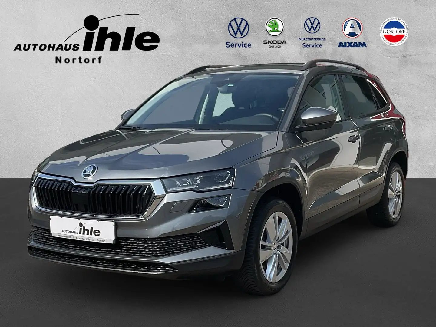 Skoda Karoq Selection 1.5 TSI DSG ACC LED RFK Sitzhzg Grau - 1