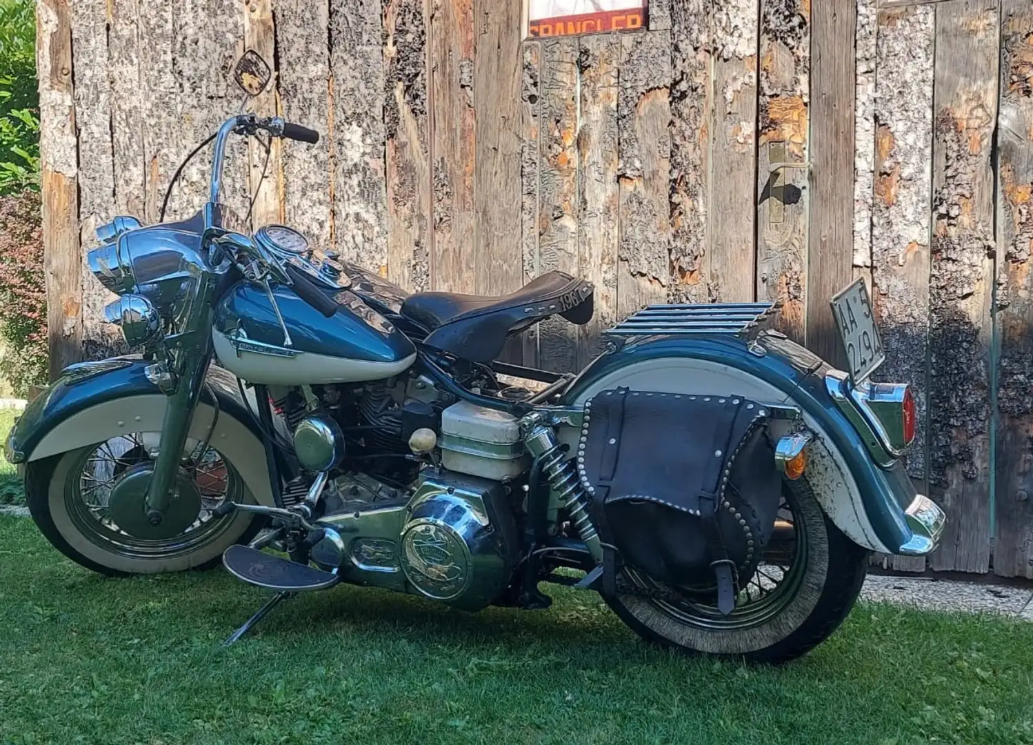 Harley-Davidson Flathead Panhead Zöld - 2