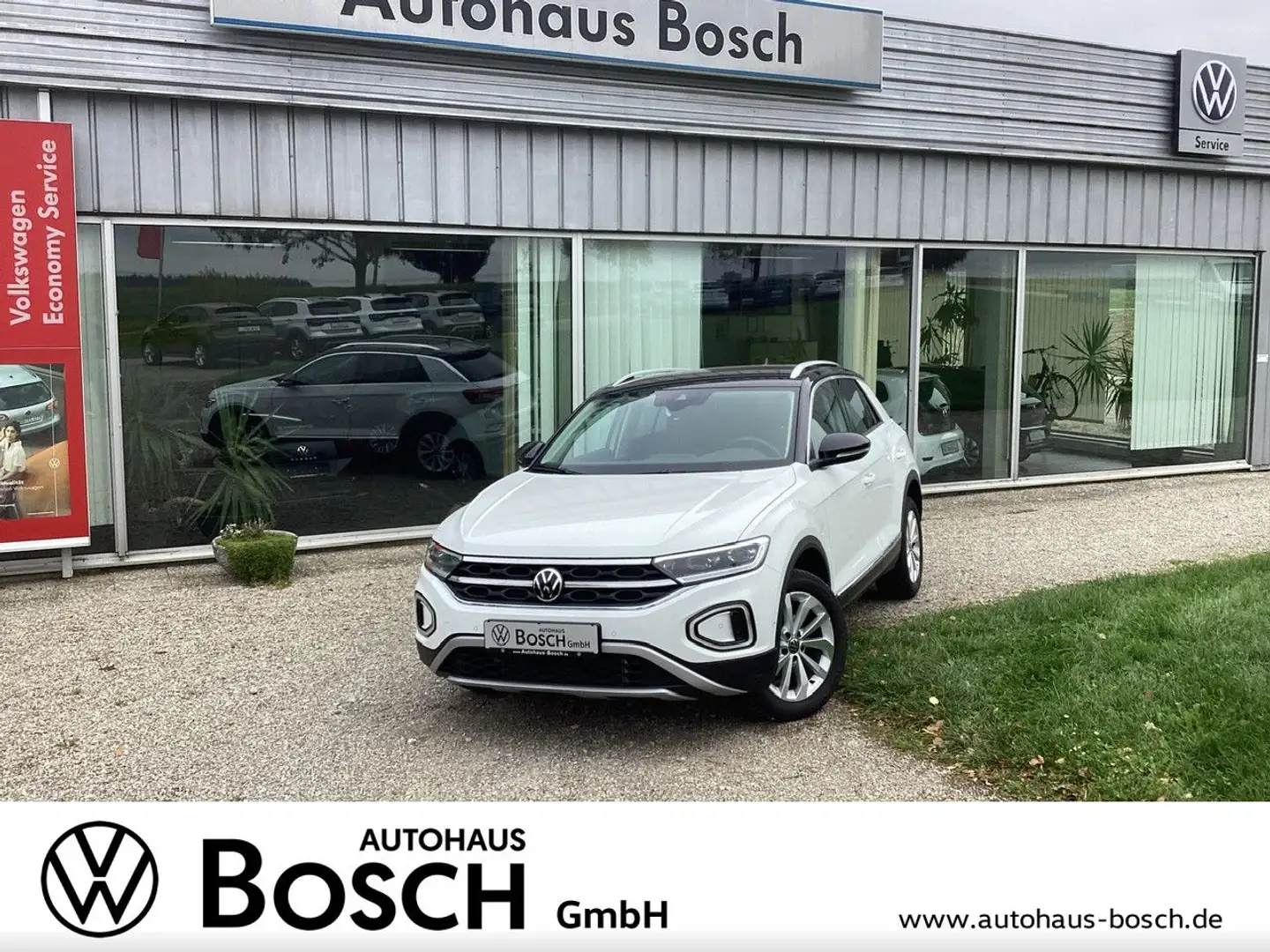 Volkswagen T-Roc 1.5 TSI Style DSG AHK ACC Navi SHZ Bluetooth Weiß - 1