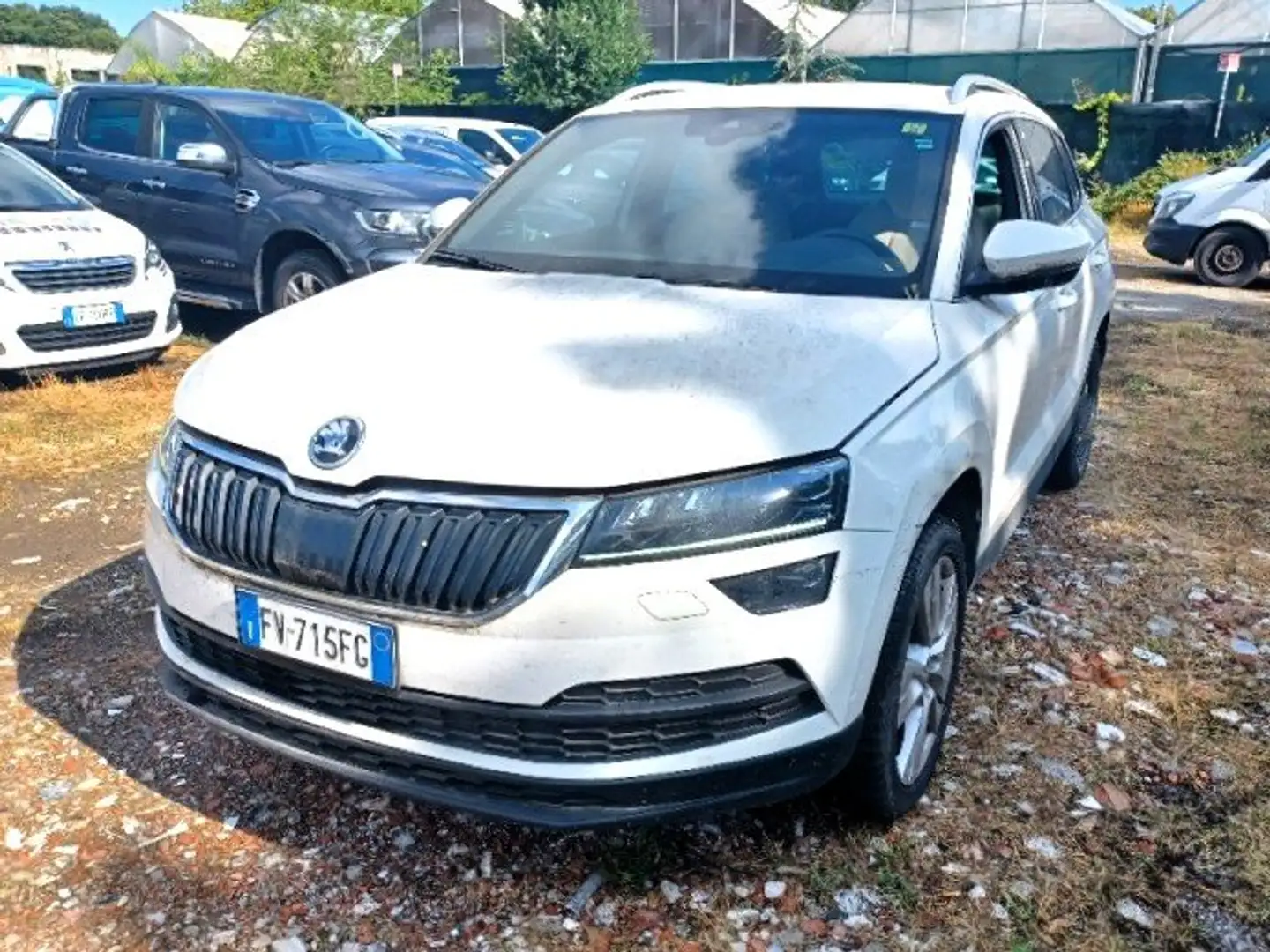 Skoda Karoq Karoq 1.6 tdi Style dsg (Finanziabile) -FV715FG Bianco - 2